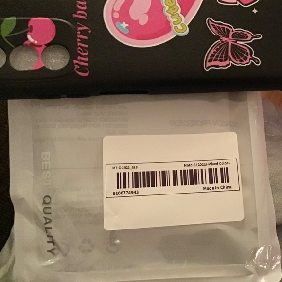 ๐ Cherry ๐ Baby ๐ Moto G 2022 jelly phone case 2 available - Picture 3 of 3